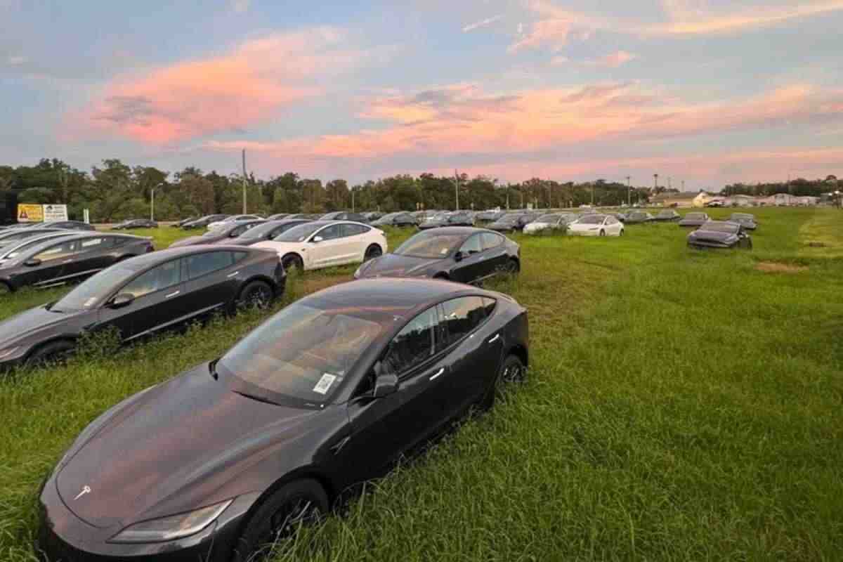 Tesla abbandonate cimitero USA